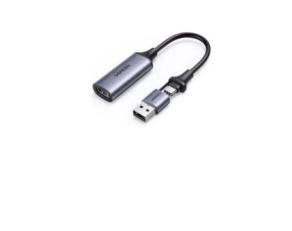UGREEN 40189 Video Capture Card 4K HDMI to USB-A/USB-C HDMI Capture Card