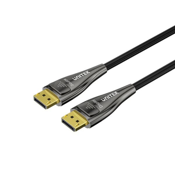 UNITEK DisplayPort 2.1 Fiber Optic Cable 8K 120Hz C1631ABK01 10M