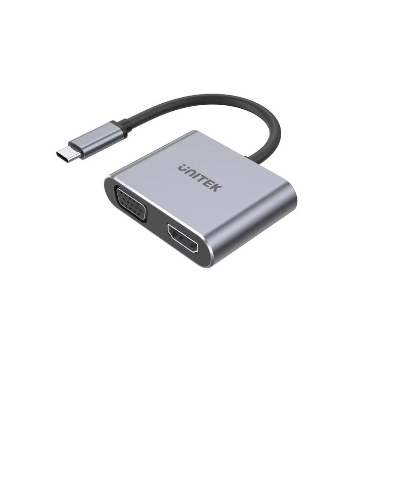 UNITEK uHUB Q4 Lite 4-in-1 USB-C Hub with MST Dual Display and PD 100W D1049A
