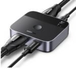 UGREEN 55452 USB C HDMI Switch 2 in 1 Out 4K@60Hz Aluminum Switcher for Laptops MacBook