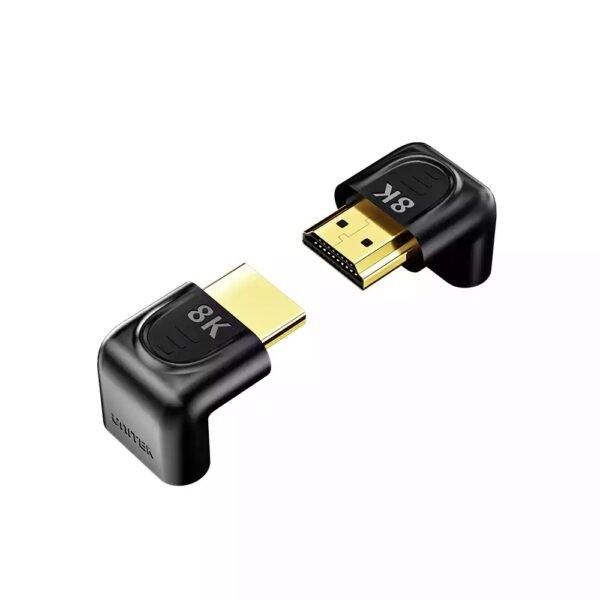 UNITEK HDMI 8K 90° AND 270° DIGREE RIGHT ANGLE ADAPTERS A1046ABK03