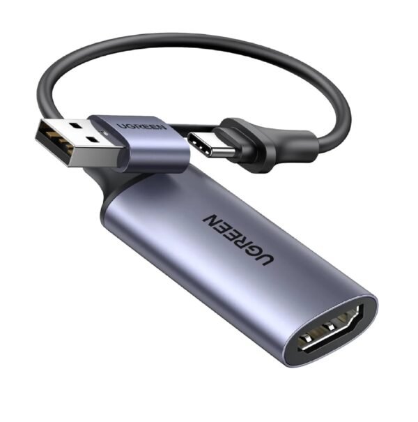 UGREEN 40189 Video Capture Card 4K HDMI to USB-A/USB-C HDMI Capture Card