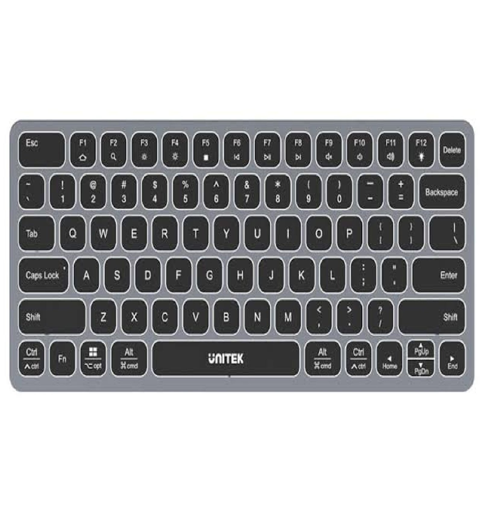 UNITEK USB-C Hub 9-in-1 With Keyboard D1092A