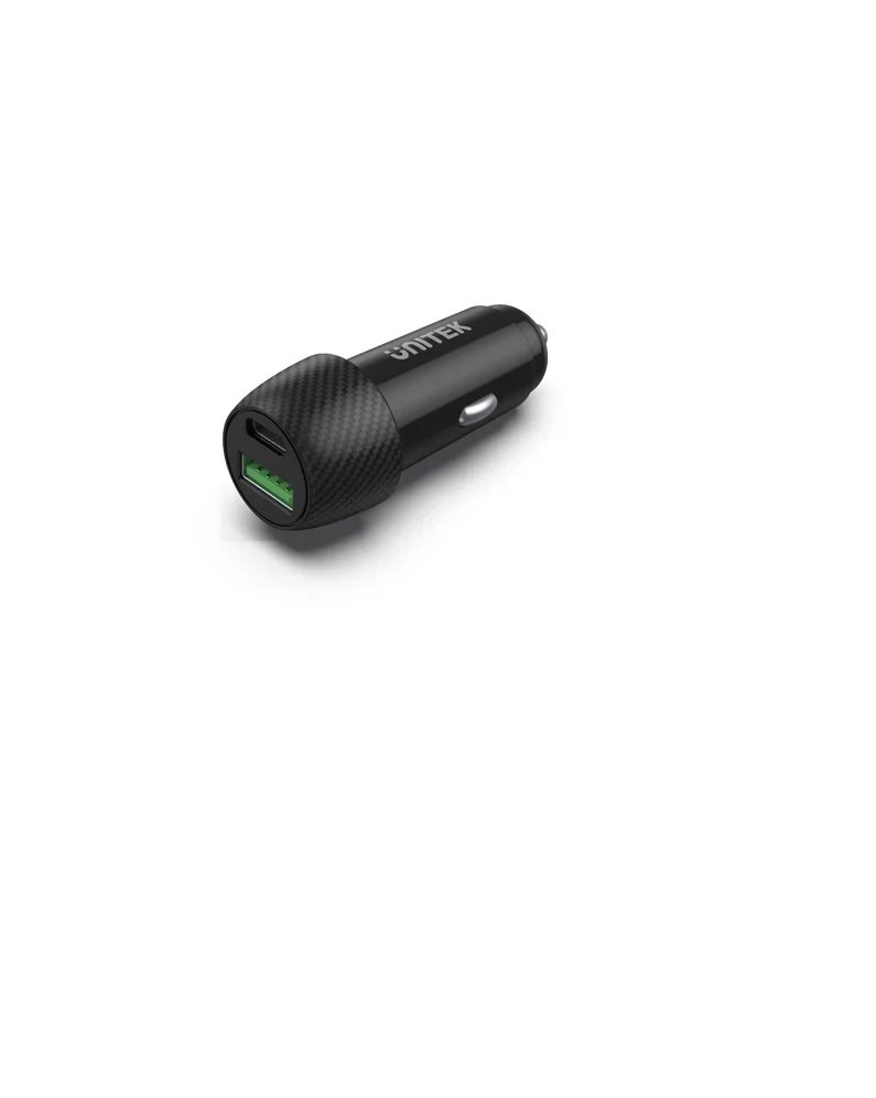UNITEK Car Charger with QC 3.0  Powertrain Duo 38W 2Ports P1400A