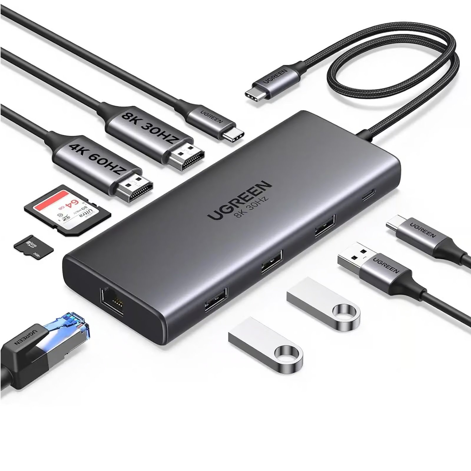 UGREEN 15534 Revodok Pro 210 10 in 1 USB C Hub