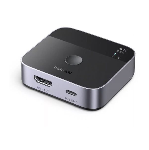 UGREEN 55452 USB C HDMI Switch 2 in 1 Out 4K@60Hz Aluminum Switcher for Laptops MacBook
