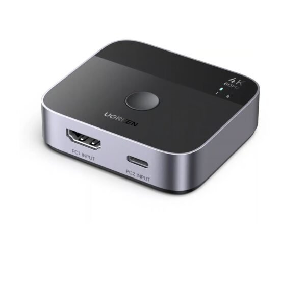 UGREEN 55452 USB C HDMI Switch 2 in 1 Out 4K@60Hz Aluminum Switcher for Laptops MacBook