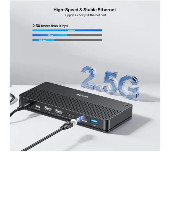 UNITEK USB-C Hub 13-IN-1 SINGLE 8K/ TRIPLE 4K DOCKING STATION WITH 100W PD D1104A01