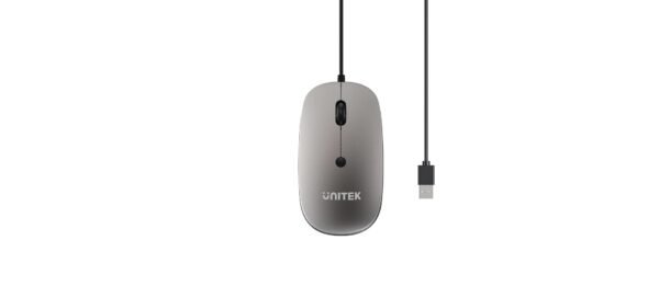 UNITEK  SLIMTRACK WIRED OPTICAL MOUSE T060BGY01