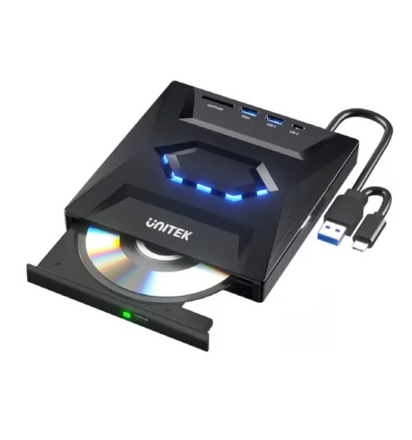 UNITEK T1037A01  WITH 5-IN-1  EXTERNAL OPTICAL DRIVE