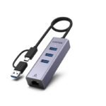 UNITEK 4-in-1 Ethernet Hub  Y-3088B
