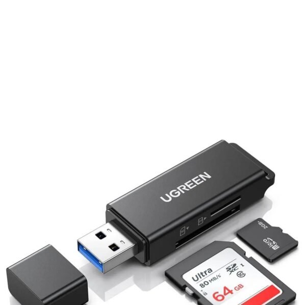 Ugreen 40752 SD Card Reader USB 3.0 Dual Slot 5Gbps