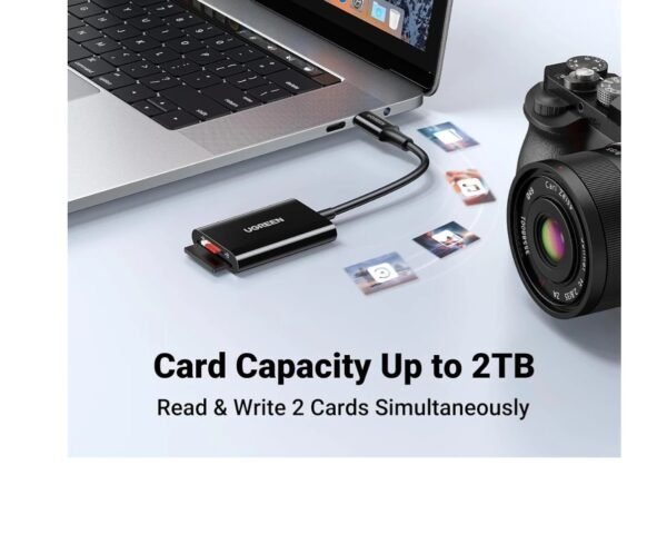 Ugreen 35622 2 in 1 USB C Card Reader
