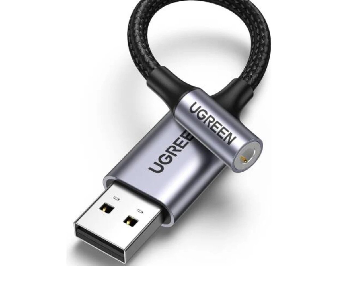 UGreen 30757 USB 2.0 to 3.5mm Audio Adapter Aluminum Alloy