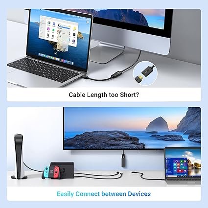 Ugreen 10145 4K 3D HDMI Extension Cable 3m