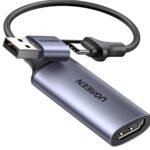 UGREEN 40189 Video Capture Card 4K HDMI to USB-A/USB-C HDMI Capture Card