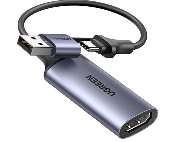 UGREEN 40189 Video Capture Card 4K HDMI to USB-A/USB-C HDMI Capture Card