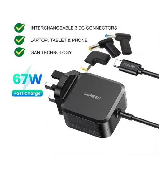 UGreen 35063 67W Power Adapter Uk Plug