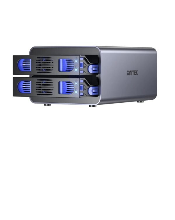 UNITEK 2 Bay RAID External Hard Drive Enclosure S1308B01