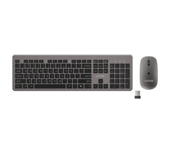 UNITEK Wireless Keyboard and Mouse Combo 2.4GHz T054AGY01-US