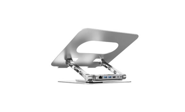 UNITEK LAPTOP STAND 360° ROTATING BASE WITH DETACHABLE USB-C HUB D1109B01