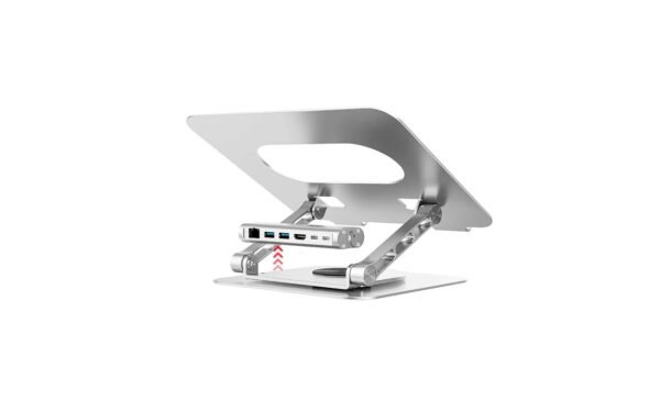UNITEK LAPTOP STAND 360° ROTATING BASE WITH DETACHABLE USB-C HUB D1109B01