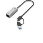 UNITEK Hybrid USB-C/ USB-A to 2.5G Gigabit Ethernet Adapter U1313C