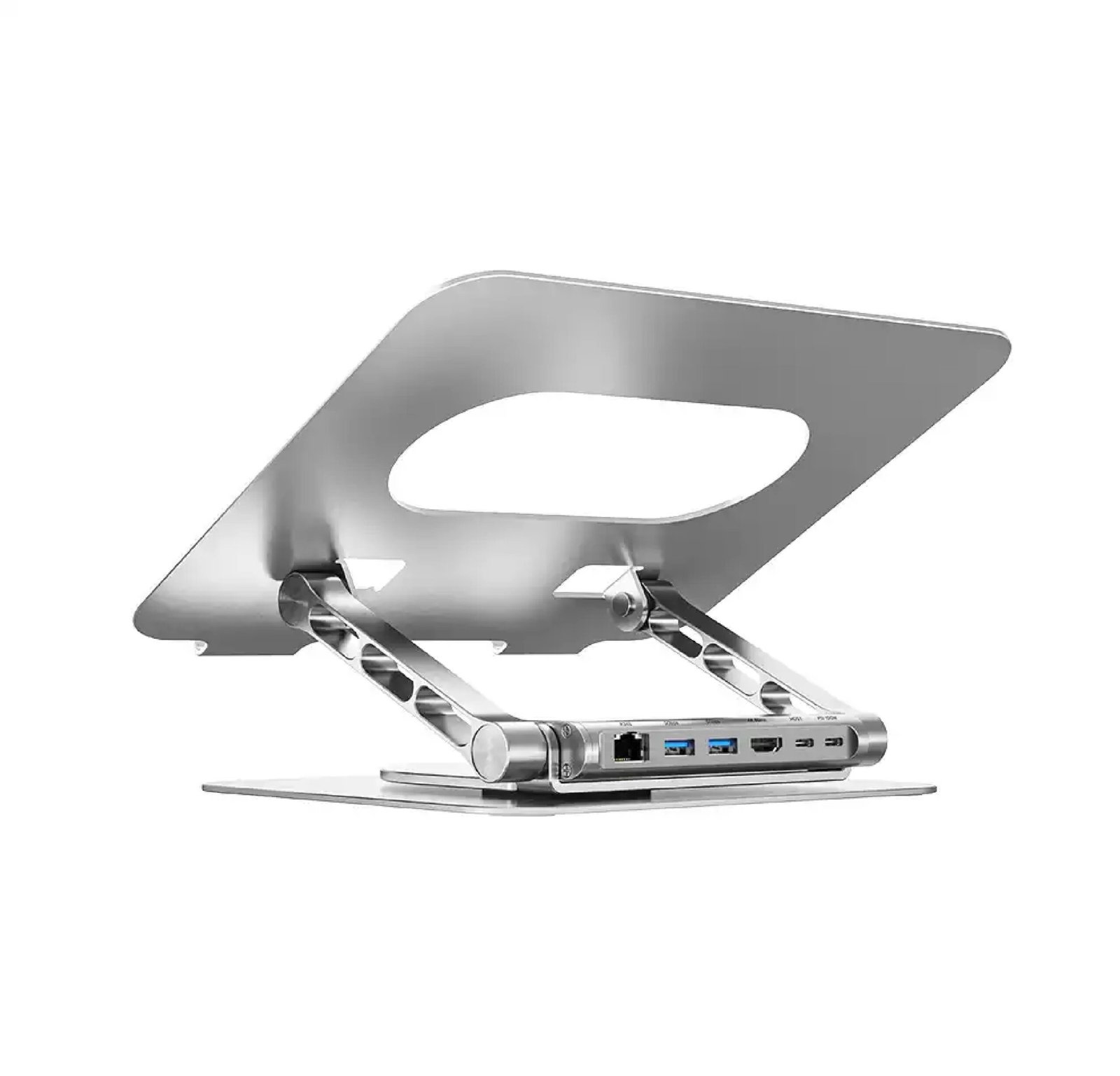 UNITEK LAPTOP STAND 360° ROTATING BASE WITH DETACHABLE USB-C HUB D1109B01