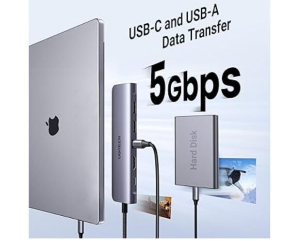 UGREEN 15214 USB-C 7 in 1 Multifunction Adapter