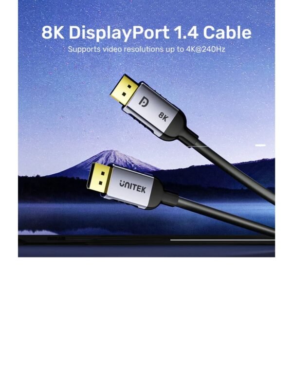 UNITEK DISPLAYPORT 1.4 CABLE 8K@60HZ C1628GY01