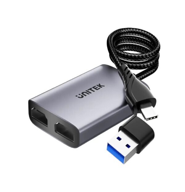 UNITEK USB C/A Dual HDMI Adapter (V1427A01)