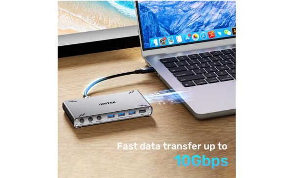 UNITEK  USB-C 10GBPS HDMI SPLIT-SCREEN KVM SWITCH D1118AGY01