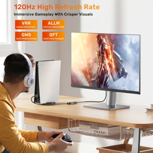 UNITEK ULTRA STREAM 8K@60HZ HDMI EXTENSION CABLE (C11091AGY01)3M