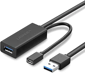 UGREEN 20826 USB 3.0 Extension Cable Male to Female Active Repeater Cable 5M