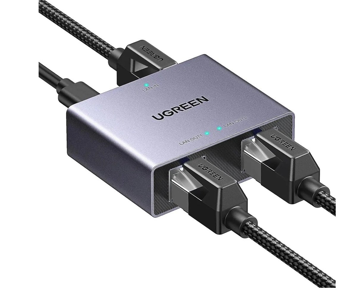 UGREEN 45311 RJ45 1-TO-2 Ports GLAN Splitter