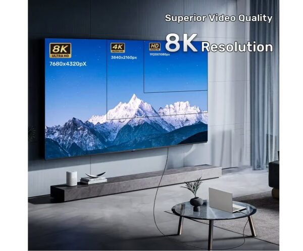 UNITEK HDMI CABLE  FIBER OPTIC 8K@60HZ (C11085GY01) 10M