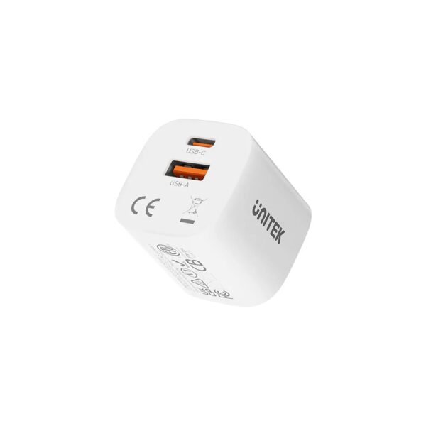 UNITEK Mini USB Wall Charger 33W Dual Port P1125AWH01-US