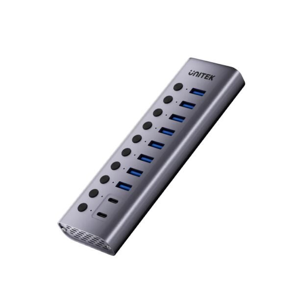 Unitek  10-IN-1 INDIVIDUAL SWITCH HUB 8XUSB-A & 2XUSB-C  H1315B01-EU