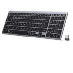 UGreen 75163 Wireless Keyboard, Bluetooth Keyboard with UK Layout, Mini and Rechargeable
