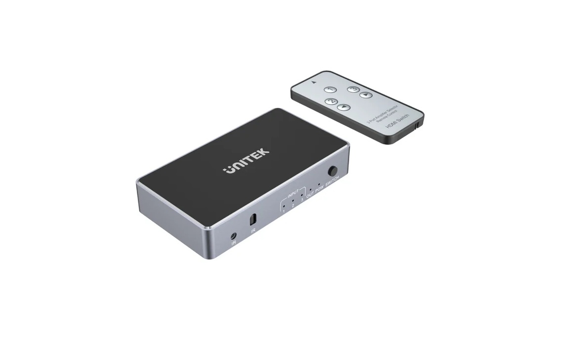 UNITEK  4K HDMI SWITCH 3 IN 1 OUT V1111A