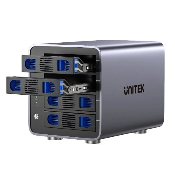 UNITEK 4 Bay RAID External Hard Drive Enclosure (S1301AGY01-EU)