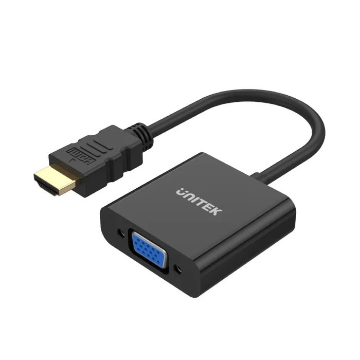 UNITEK HDMI to VGA Adapter with 3.5mm  15CM Y-6333