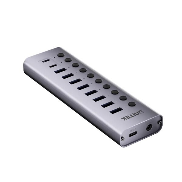 Unitek  10-IN-1 INDIVIDUAL SWITCH HUB 8XUSB-A & 2XUSB-C  H1315B01-EU