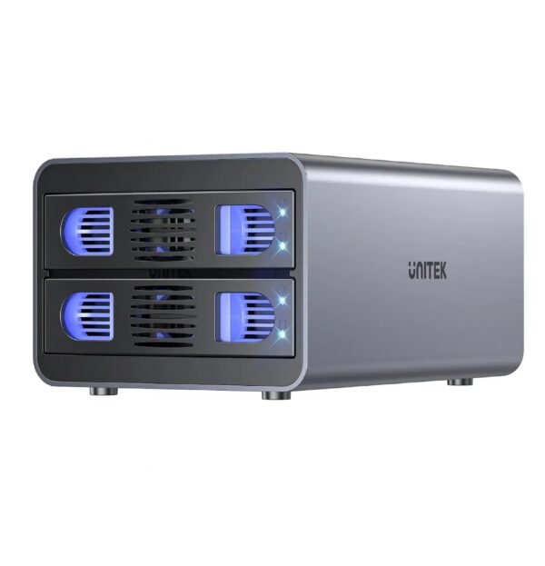 UNITEK 2 Bay RAID External Hard Drive Enclosure (S1308B01)