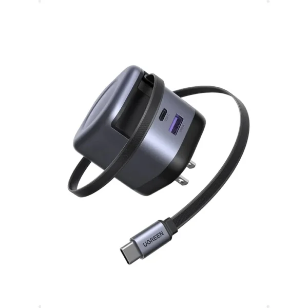 UGREEN 45865 45W GaN Charger with Retractable USB-C Cable