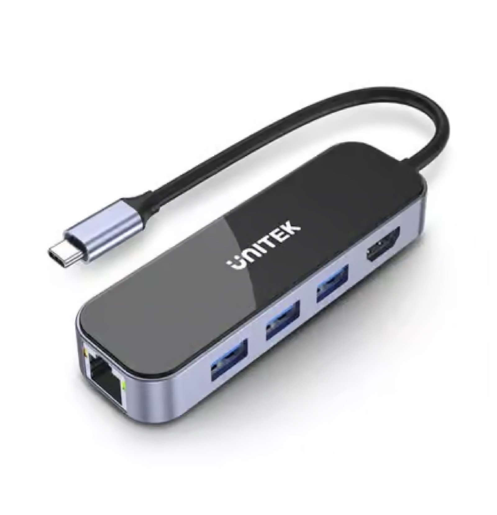 UNITEK USB-C Hub H6 Gloss 6-in-1 With 100W (D1084A)