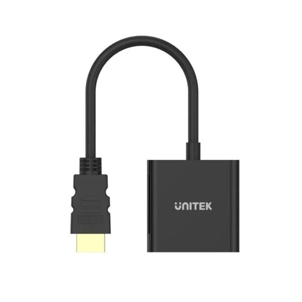 UNITEK HDMI to VGA Adapter with 3.5mm  15CM Y-6333