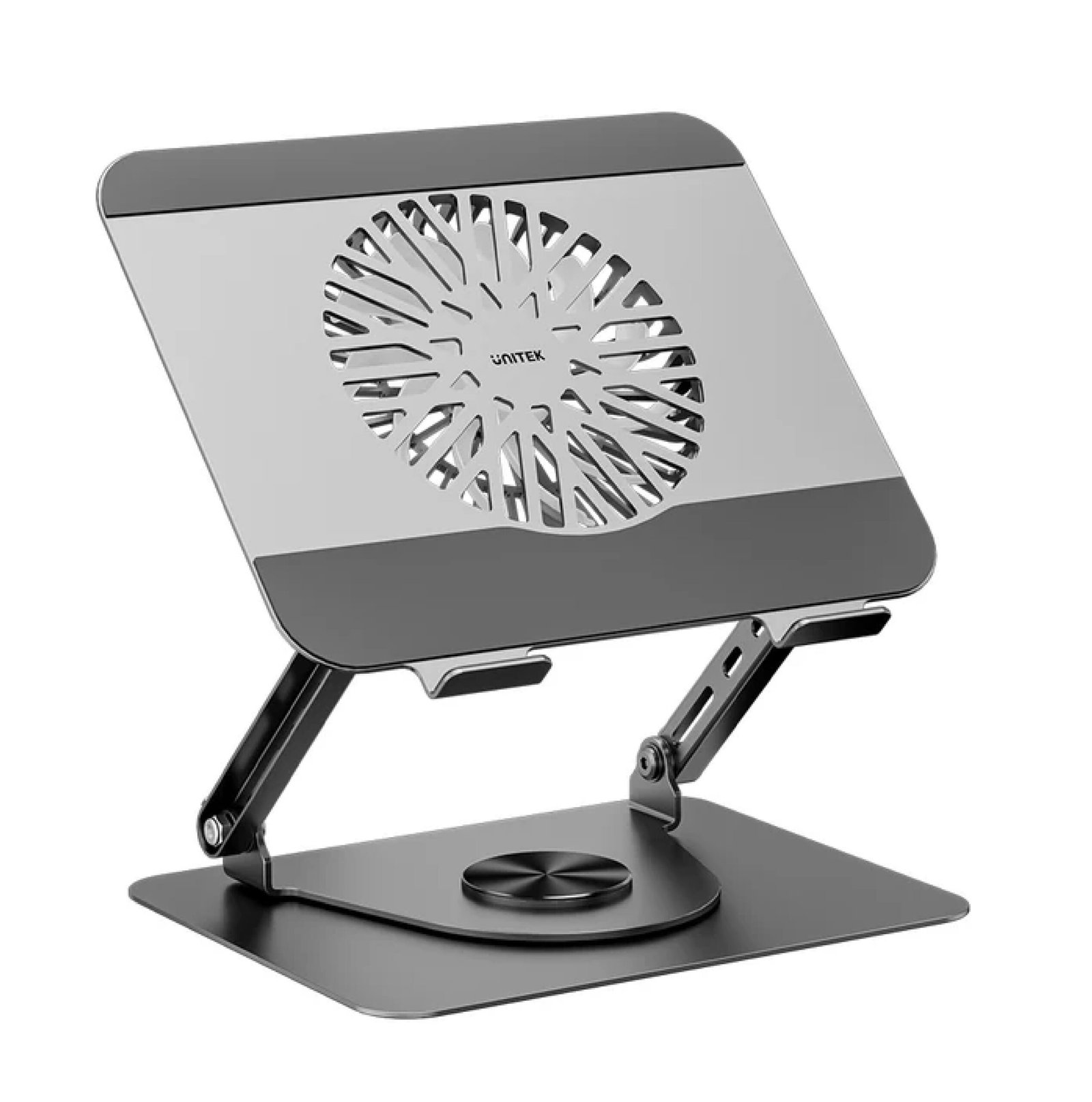 UNITEK  ADJUSTABLE LAPTOP STAND WITH DETACHABLE COOLING FAN 360° OT1098AGY01