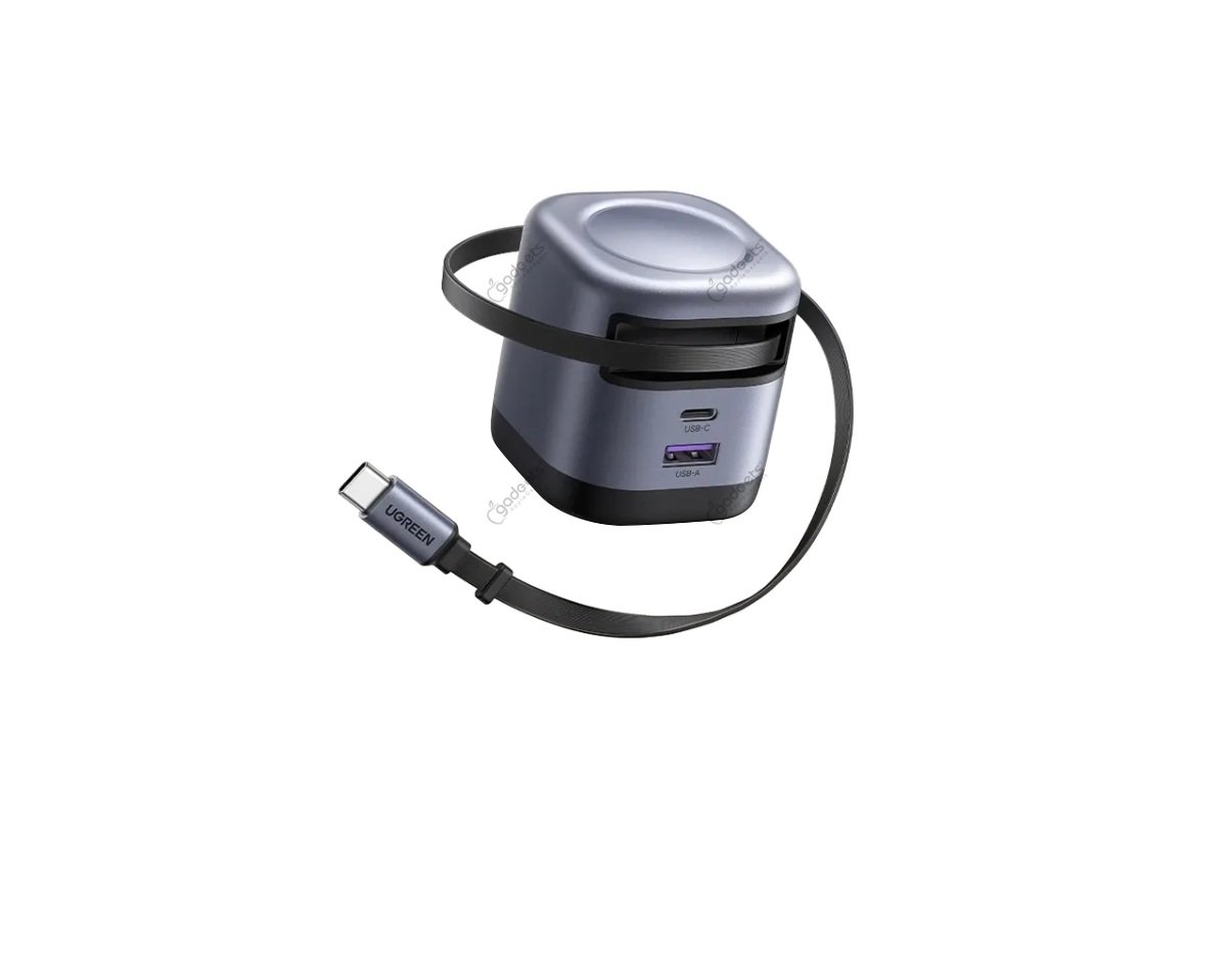 UGREEN 45865 45W GaN Charger with Retractable USB-C Cable