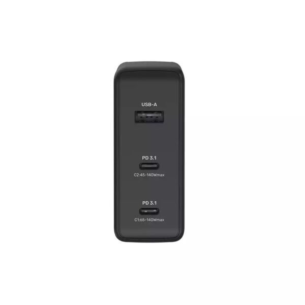 UNITEK GAN WALL CHARGER 140W 3Port  (1XUSB-A / 2XUSB-C) P1115A